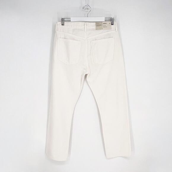 AGOLDE Mia Mid Rise Straight Jeans Women’s 30 White Element NWT - Picture 7 of 7